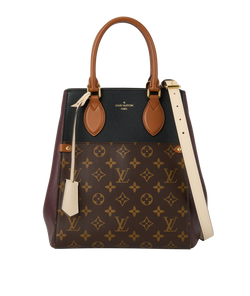 Fold Tote MM, Canvas, Monogram, NFC, DB/B/CL/S, 3*